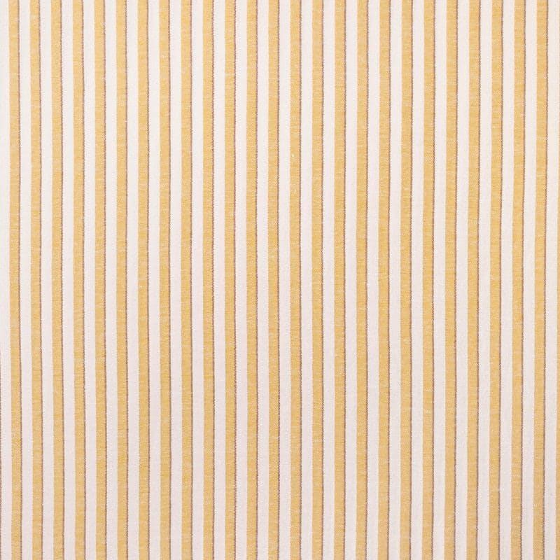 Tela Lino Raya Amarilla Mahón