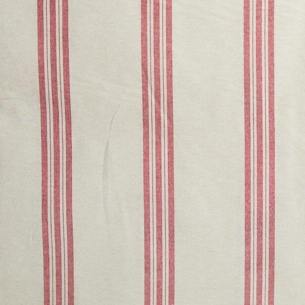 Rayas Algodón Vintage Rojo