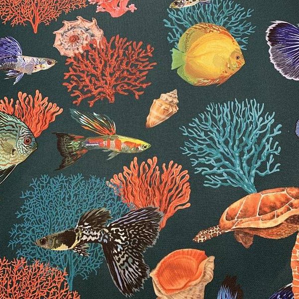 Tela Corales Y Peces