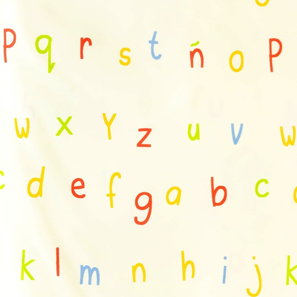 Tela De Raso Con Letras