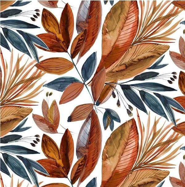 Tela Jardín De Otoño