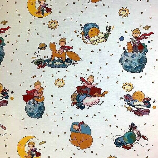 Tela Principito Fondo Blanco